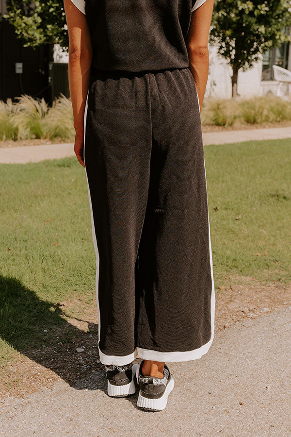 Modern Metropolis High Waist Wide Leg Pants in Black Image - 3