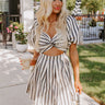Country Club Classic Stripe Mini Dress Image - 1