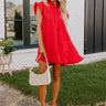 Timeless Style Linen Mini Dress Image - 1
