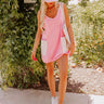 Paradise Getaway Romper Dress in Pink Image - 1