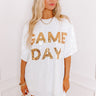 Gameday Sequin Tunic in White Image - 1