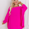 Boardwalk Bliss Shift Top in Hot Pink Curves Image - 1