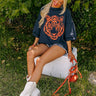Go Get Them Tiger Embellished Oversized Top Image - 1