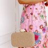St. Lucia Love Woven Clutch in Tan Image - 1