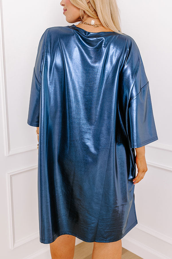 Seeing Stars Sequin Embroidered Mini Dress Curves Image - 4