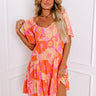 Sedona Serenity Babydoll Mini Dress in Pink Image - 1