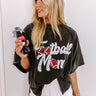 Football Mom Embellished Top Image - 1