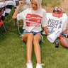 Woo Pig Pennant Graphic Crop Tee Image - 1