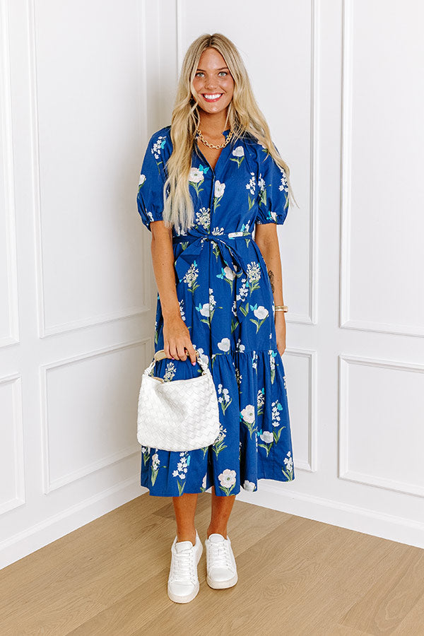 Southern Countryside Floral Midi Image - 1