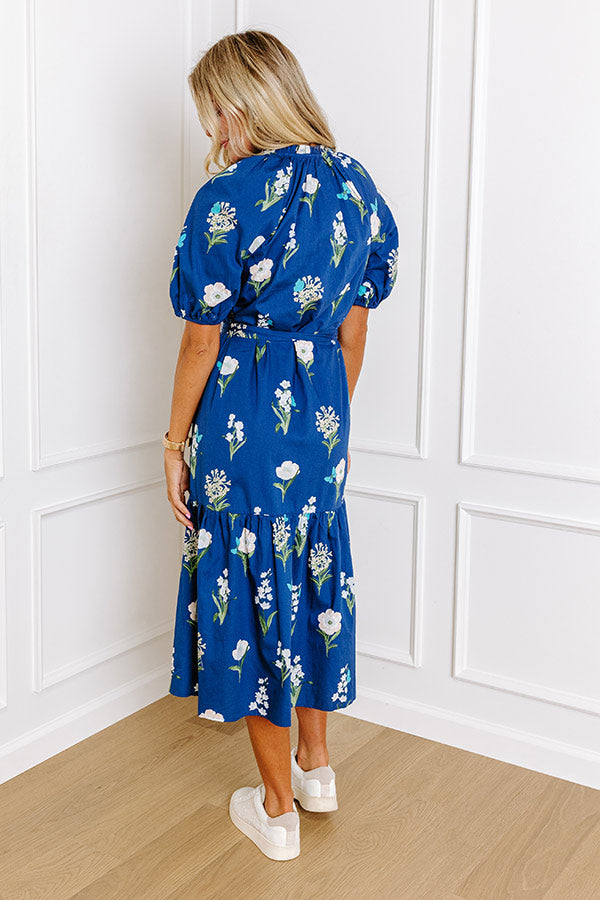 Southern Countryside Floral Midi Image - 5