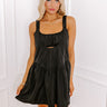 Coffee Run Athletic Dress in Black Image - 1