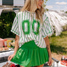 Prep Perfect High Waist Pleated Skort in Green Image - 1