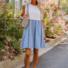 Countryside Drive Mini Dress in Sky Blue Image - 1