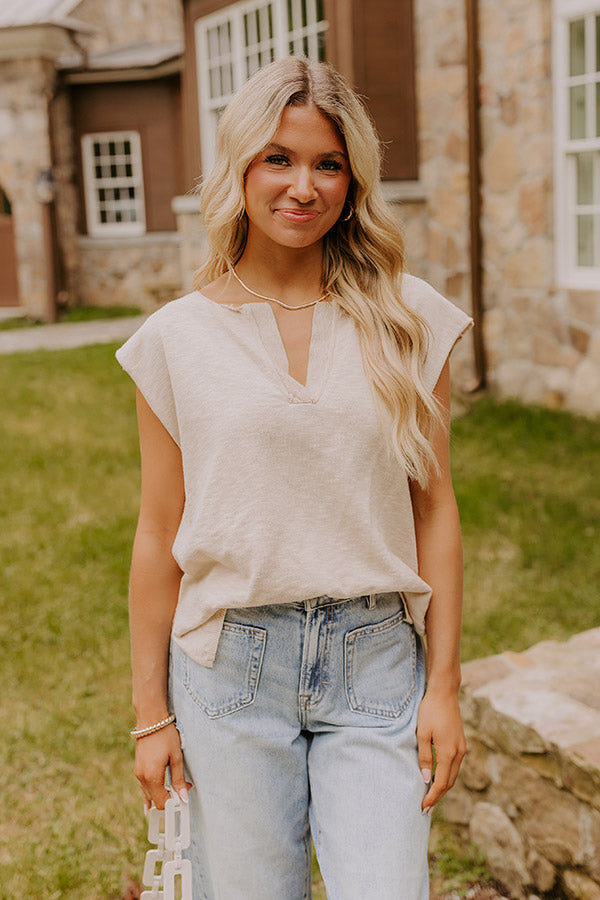 Dockside Cutie Knit Shift Top in Navy main image 0