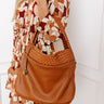 Luxe Lifestyle Faux Leather Tote In Brown Image - 1