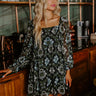Moonlit Views Floral Mini Dress Image - 1