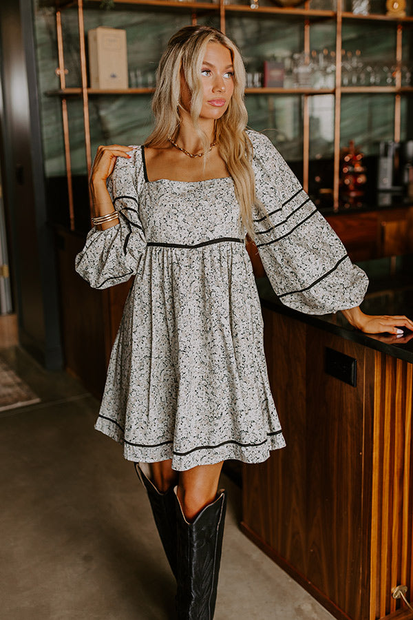French Cottage Floral Mini Dress – Impressions Online Boutique