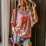 Sunshine Serenade Shift Top in Orange Image - 1