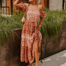 Chasing Sunsets Smocked Floral Midi Image - 1