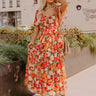 Fall Harvest Floral Maxi Dress Curves Image - 1