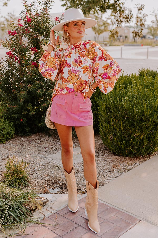 Feeling Posh Floral Top Image - 2