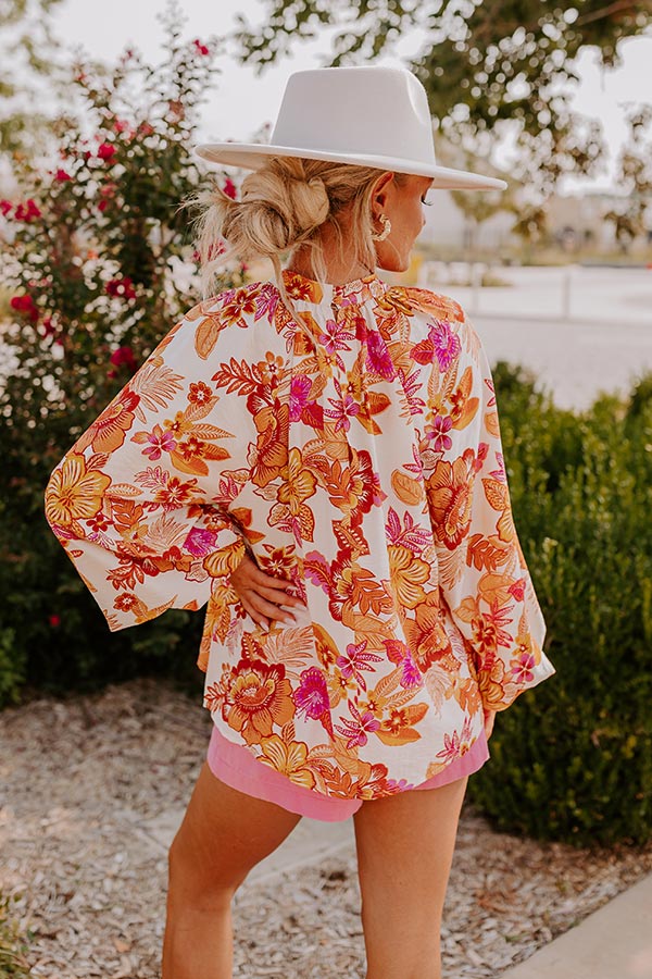 Feeling Posh Floral Top Image - 5