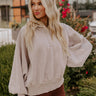 Simply Cozy Vintage Wash Sweatshirt in Birch Image - 1