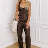 Uptown Girl High Waist Linen Pants in Espresso Image - 1