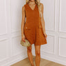 Chic Outing Quilted Mini Dress in Dark Camel Image - 1