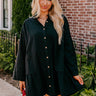 Cafe Cutie Button Down Mini Dress Image - 1