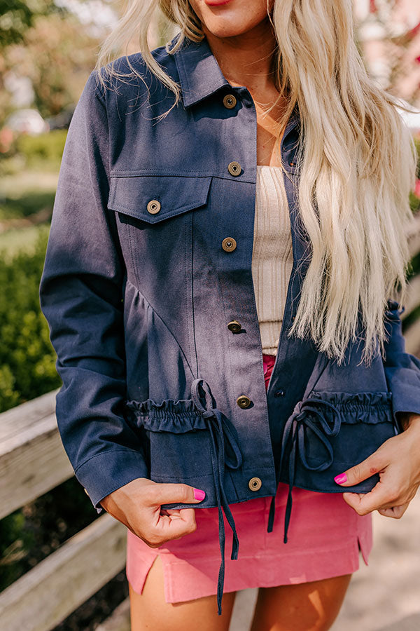 NYC Stroll Peplum Jacket Image - 4