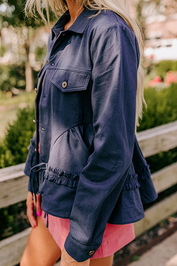 NYC Stroll Peplum Jacket Image - 5