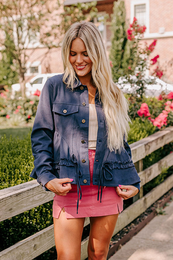 NYC Stroll Peplum Jacket Image - 1