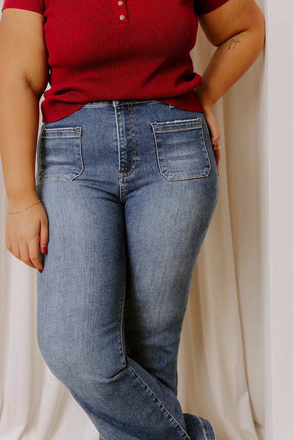 RISEN Emery High Waist Flare Curves Image - 3