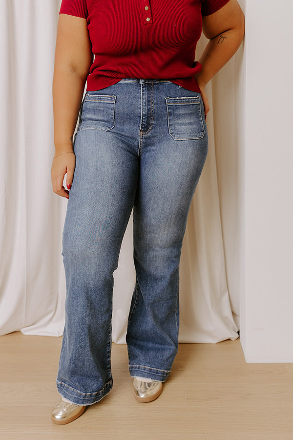 RISEN Emery High Waist Flare Curves Image - 4