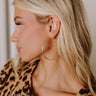 Cue The Chic Hoop Earrings Image - 1