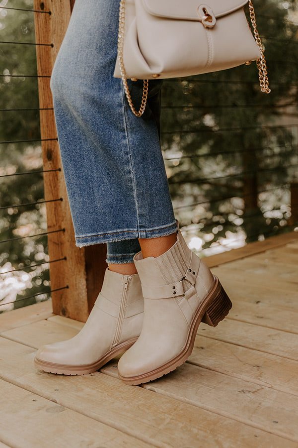 The Sloane Faux Leather Bootie Image - 1