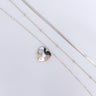 Cherished Love Layered Necklace in Silver Image - 1