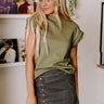 VIP Outing Shift Top in Olive Image - 1