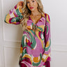 Groovy Mindset Satin Mini Dress Image - 1