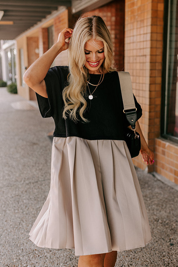 Paris Cafe Mini Dress Curves Image - 2