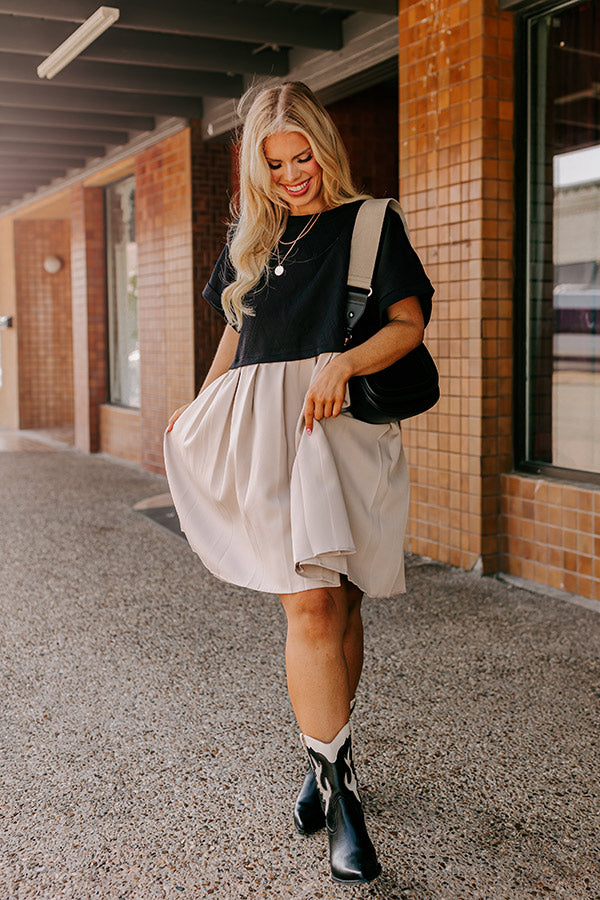 Paris Cafe Mini Dress Curves Image - 4