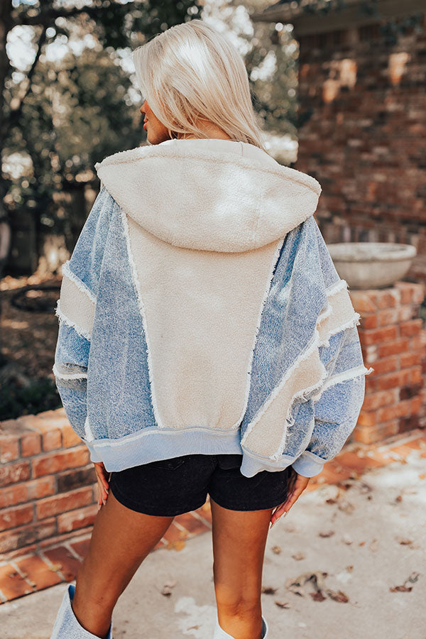 Cozy And Kind Denim Jacket Image - 4