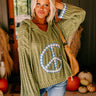 Inner Peace Cable Knit Sweater in Olive Image - 1