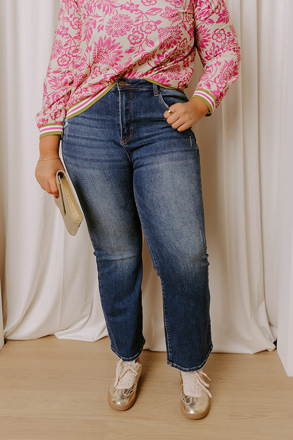 RISEN Mariana High Waist Ankle Flare Curves Image - 2