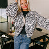 For The Love Of Leopard Satin Jacket Image - 1