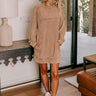 Trailside Mimosas Mineral Wash Mini Dress in Camel Image - 1