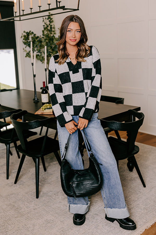 Bonfire Bliss Knit Sweater in White Image - 2