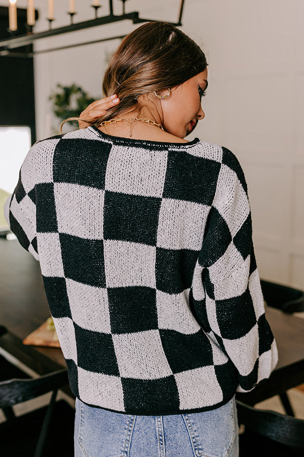 Bonfire Bliss Knit Sweater in White Image - 5