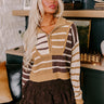 Snuggles And S'mores Knit Sweater in Khaki Image - 1